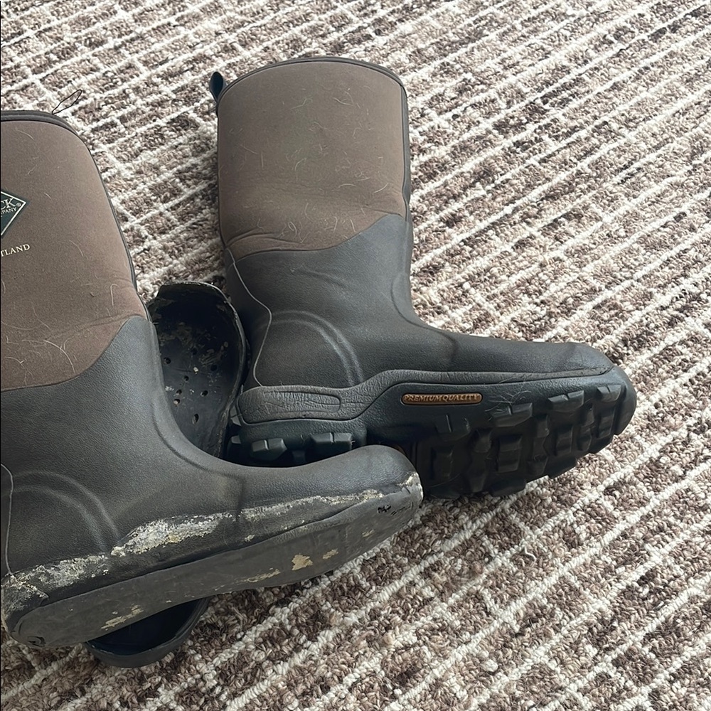 Muck Wetland Boots in Brown and Black READ - Picture 6 of 10